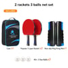 LOLKİ SET 2 X RAKET FİLE TAKIMI 3 TOP ÇANTA