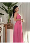 CARREL Maxi Kaliteli Elbise PEMBE