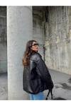 Kadın Siyah Oversize Ceket Siyah