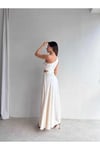 LOUNGE Maxi Elbise Ekru