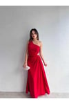 LOUNGE Maxi Elbise KIRMIZI