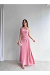 LOUNGE Maxi Elbise pudra