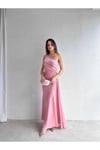 LOUNGE Maxi Elbise pudra