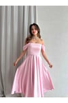 MARX Midi Elbise PEMBE
