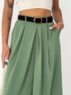 MİRELLA ELEGANT BOL PAÇA PANTOLON Haki