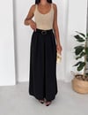 MİRELLA ELEGANT BOL PAÇA PANTOLON Siyah