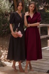 NONA KALİTELİ MİDİ ELBİSE