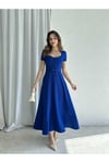 RAZİANA Midi Elbise mavi