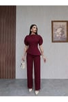 Sirius Asimetrik Kesim Takım Bordo