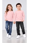 Babito %100 Pamuk Unisex Çocuk Bisiklet Yaka Uzun Kollu Basic Badi 2-10 Yaş