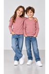 Babito %100 Pamuk Unisex Çocuk Bisiklet Yaka Uzun Kollu Basic Badi 2-10 Yaş