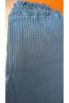 Bebek- Çocuk %100 Pamuk Yumuşak 4 Katlı Püsküllü Müslin Bebek Battaniye 100X120