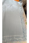 Bebek- Çocuk %100 Pamuk Yumuşak 4 Katlı Püsküllü Müslin Bebek Battaniye 100X120