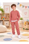 Çocuk & Bebek Unisex Bisiklet Yaka Şardonlu Kışlık Sweatshırt Kreş Eşofman Takımı 3-8 YAŞ