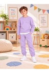 Çocuk & Bebek Unisex Bisiklet Yaka Şardonlu Kışlık Sweatshırt Kreş Eşofman Takımı 3-8 YAŞ