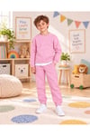Çocuk & Bebek Unisex Bisiklet Yaka Şardonlu Kışlık Sweatshırt Kreş Eşofman Takımı 3-8 YAŞ