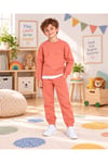 Çocuk & Bebek Unisex Bisiklet Yaka Şardonlu Kışlık Sweatshırt Kreş Eşofman Takımı 3-8 YAŞ