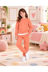 Çocuk & Bebek Unisex Bisiklet Yaka Şardonlu Kışlık Sweatshırt Kreş Eşofman Takımı 3-8 YAŞ