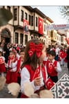 Kadın Çocuk Uzun Boy Ay Yıldız ve Atatürk İmzalı Fiyonk Otomatik Toka 23 Nisan 19 Mayısa Özel
