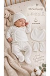 LORİO Unisex Hastane Çıkışı %100 Pamuklu Çıtçıtlı Yeni Doğan 5 Li Set