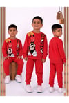 Unisex Kız Erkek Mikey Kışlık Sıfır Yaka Sweat 