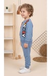 Unisex Kız Erkek Mikey Kışlık Sıfır Yaka Sweat 