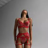 Red Jartiyer Set