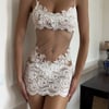 Romance White Babydoll Set