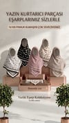 Vizon rose eşarp