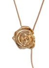 GÜL AYARLANABİLİR GOLD Y KOLYE