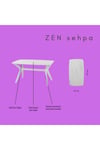 55x90 Marmo Orta Sehpa Oturma Odası Sehpa-Salon Sehpa Zen Model