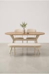 70x120 Mutfak Masa Takımı 2 Sandalye 1 Bench Yıldız Model