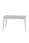 70x120 Mutfak Masası Takımı 1 Masa + 4 Sandalye Metal İstkelet Sultan Model-Ceviz/Beyaz