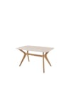 80 x 140 Mutfak Masası(Sadece Masa) Traverten-Ceviz MDF Salon ve Mutfak Masası Viktoria Model (Masa)