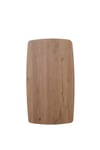 80X120 MDF Mutfak Masası (Sadece Masa) Salon Masası Balkon Masası Viktoria Serisi-Ceviz/Siyah