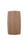 80X120 MDF Mutfak Masası (Sadece Masa) Salon Masası Balkon Masası Viktoria Serisi-Ceviz/Siyah