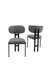 80x120 Mutfak Masası Takımı 1 Masa + 4 Sandalye Salon Masası Viktoria Model-Ceviz/Siyah