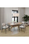 80X138 Ceviz(Sadece Masa) Salon ve Mutfak Masası Viktoria Model