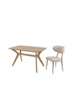 80X138 Ceviz(Sadece Masa) Salon ve Mutfak Masası Viktoria Model