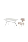 80X138 Marmo-Beyaz(Sadece Masa) Salon ve Mutfak Masası Viktoria Model