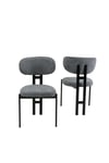 80x140 Mutfak Masası Takımı 1 Masa + 4 Sandalye Salon Masası Viktoria Model-Siyah/Ceviz Masa