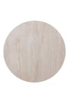 90x90cm Yuvarlak Masa(Sadece Masa) Traverten Mutfak Masası-Balkon Masası Pera Model