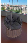 Makrome Salıncak Minderi 130x50cm ( Sadece Minder )