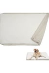 XL Su Geçirmez Çift Taraflı Peluş Büyük Köpek Yatağı 120x80 cm