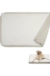 XL Su Geçirmez Çift Taraflı Peluş Büyük Köpek Yatağı 120x80 cm