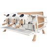 Sanremo CAFE RACER CUSTOM WHITE & WOOD (Slim) – 3 Gruplu Espresso Kahve Makinesi