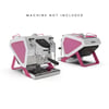 Sanremo YOU Fuchsia Zımbalı Deri Yan Panel Kiti