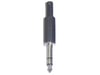 6.3mm Gitar Stereo Plastik Jack