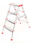 A Tipi 4 Basamaklı Çift Çıkışlı Alüminyum Merdiven 91 Cm