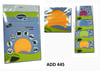 Addison ADD-445 35*35 cm Mavi Microfiber Temizleme Bezi